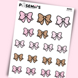 BOWS DOODLES POSEMIIS  | POSEMII STICKERS | Emotis doo-005