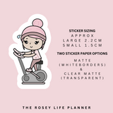EXERCISE BIKE | ROSEY POSEY | CLEAR MATTE & MATTE | RP-010