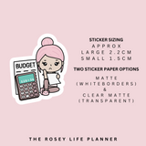 BUDGET | ROSEY POSEY | CLEAR MATTE & MATTE | RP-033