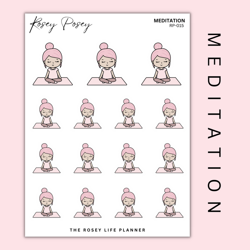 MEDITATION | ROSEY POSEY | CLEAR MATTE & MATTE | RP-015