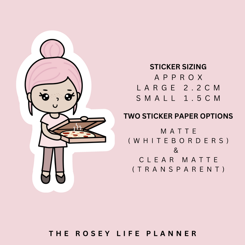 PIZZA LOVER 4 | ROSEY POSEY | CLEAR MATTE & MATTE | RP-025