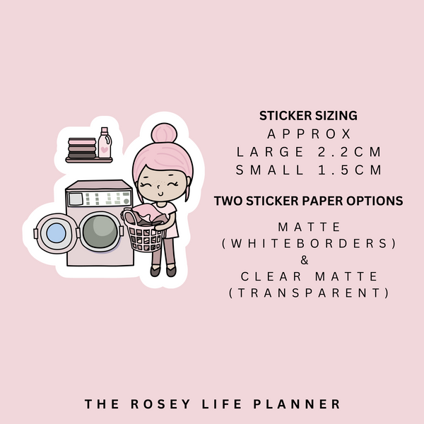LAUNDRY DAY | ROSEY POSEY | CLEAR MATTE & MATTE | RP-005
