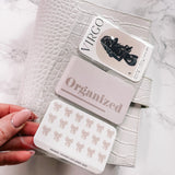 FROSTED OR CLEAR | ORGANZIER | PLANNER POCKET |