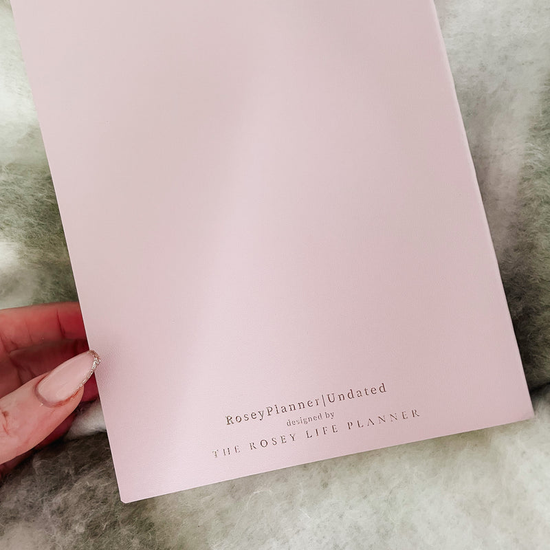 UN-DATED | ROSEY PLANNER | 536 PAGE  | 52GSM TOMOE RIVER PAPER | TAUPE