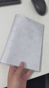 PVC CLEAR JELLY ROSEY PLANNER COVER | FITS A5 PLANNERS DATED & UNDATED