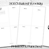 2023 | DATED WEEKLY | BLACK & WHITE