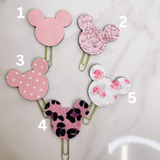 PLANNER CLIP | PINK | MOUSE EARS | SPARKLY