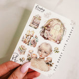 READING IN SPRING COLLECTION | DECO STICKERS | Clear Matte