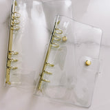 PLANNER COVER | CLEAR PVC | GOLD HARDWARE | AVAILABLE IN 2 SIZES