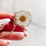 PLANNER CLIP | GOLD | DRIED FLOWER | LUXE | DAISY