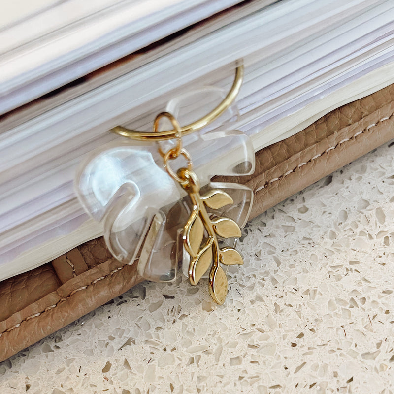 PLANNER CLIP | GOLD | LEAVES | LUXE | MINIMALIST