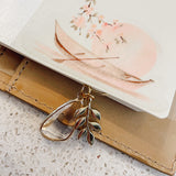 PLANNER CLIP | GOLD | LEAVES | LUXE | MINIMALIST