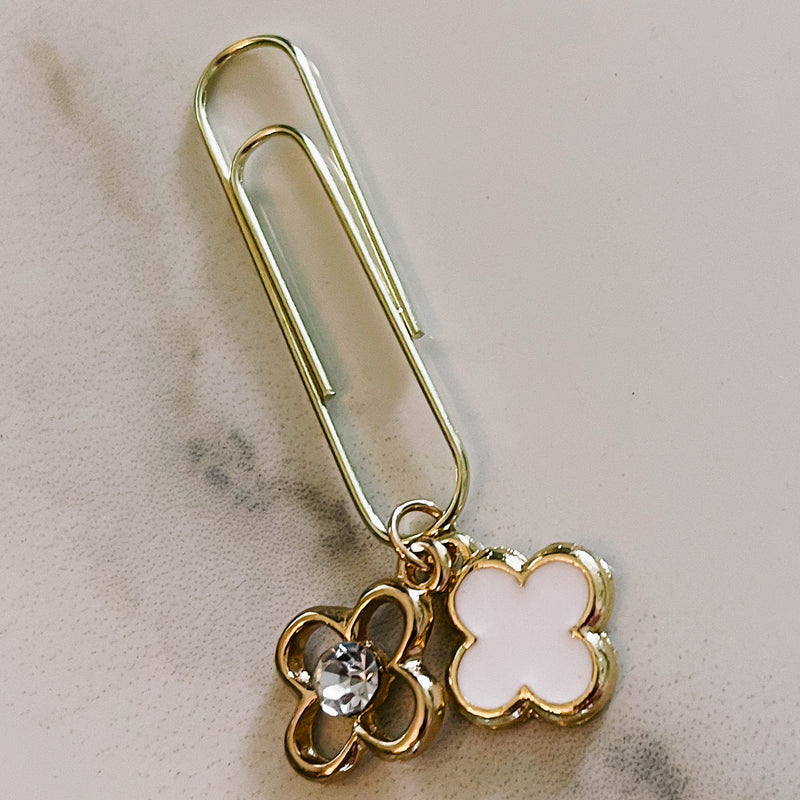 LIMITED EDITION | PLANNER CLIP | LUXE | FLOWER CLOVER INSPIRED | ONE AVAILABLE