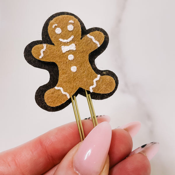 GINGER BREAD MAN | PLANNER CLIP | SUPER CUTE