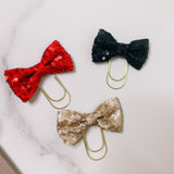 BOW PLANNER CLIPS | WINTER SPARKLE