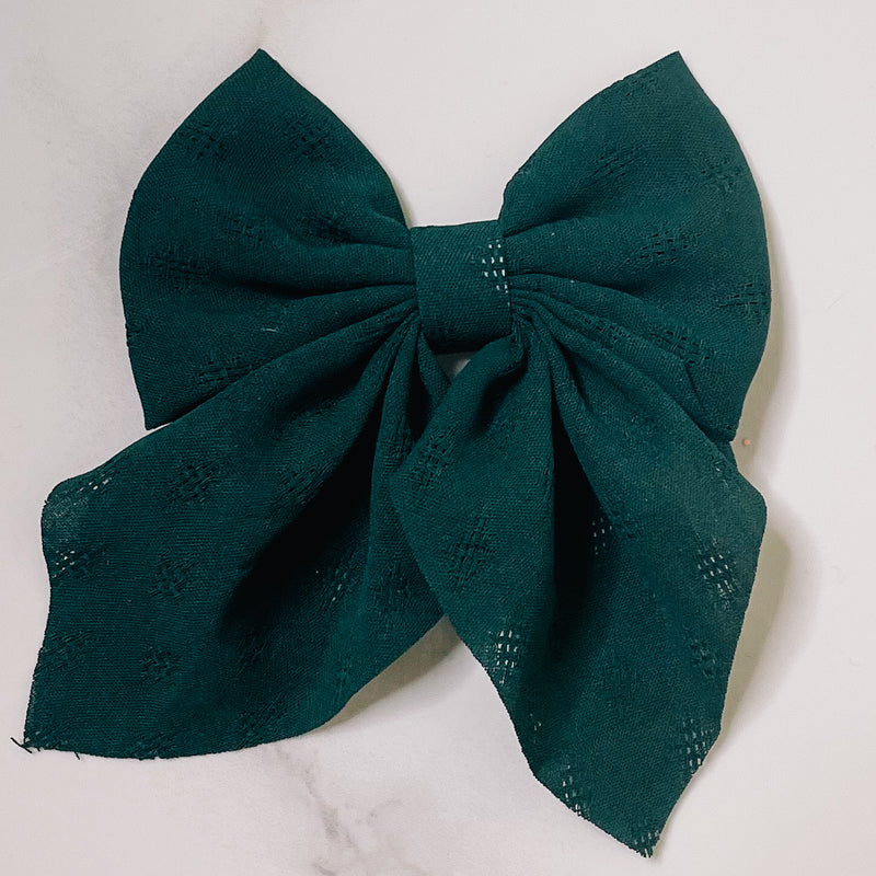 BOW PLANNER CLIPS | WINTER GREEN