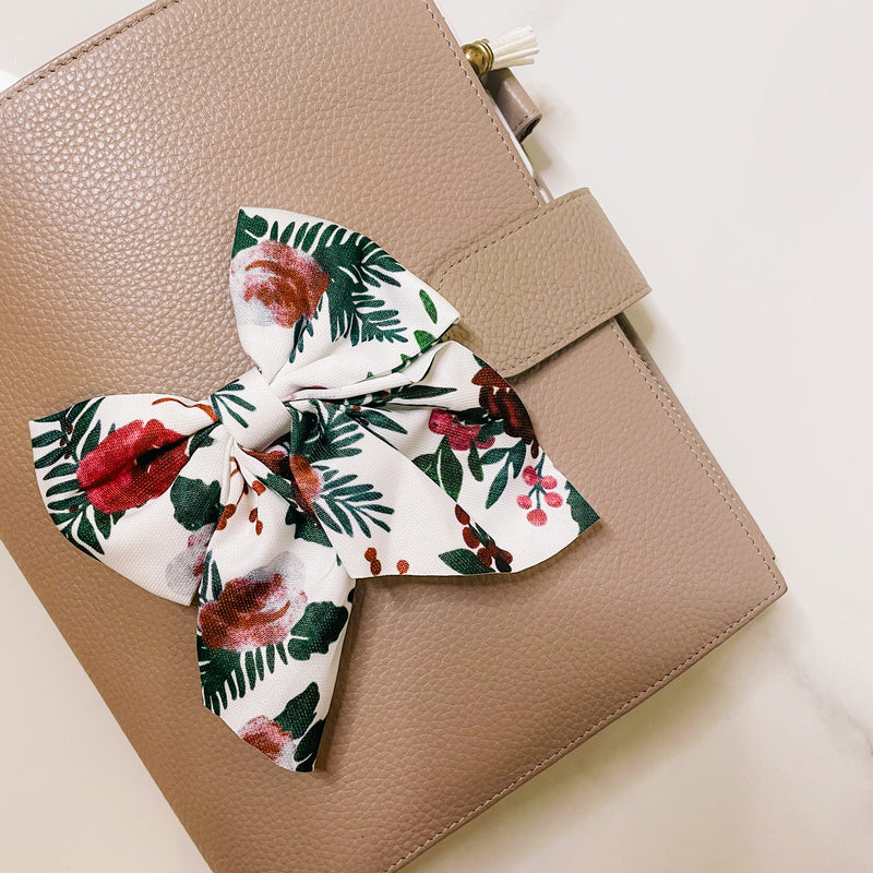 BOW PLANNER CLIPS | GREEN & Red