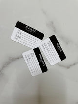 Set of 3 Planner Information Cards