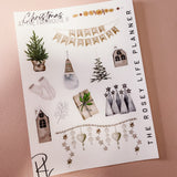 CHRISTMAS AT THE FARMHOUSE | DECO STICKERS | Clear Matte