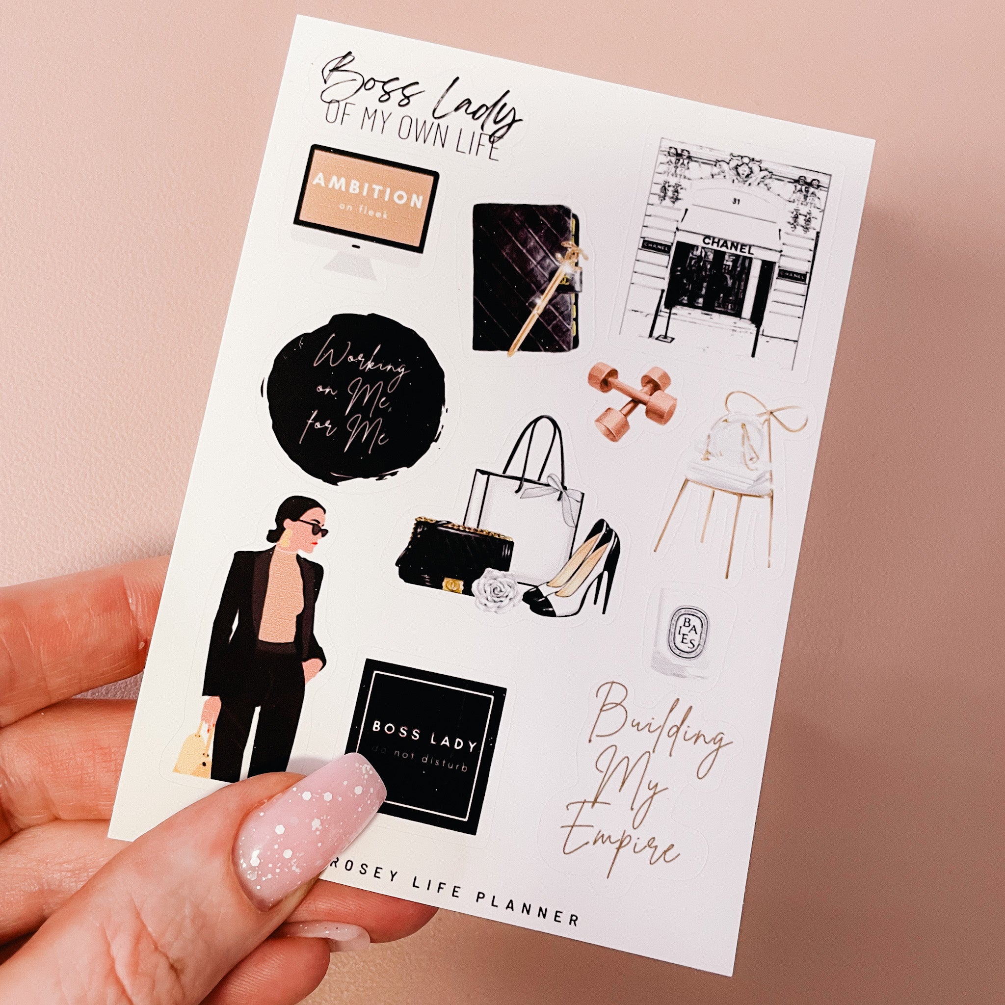 BOSS LADY | DECO STICKERS | CLEAR MATTE OR WEATHERPROOF MATTE ...