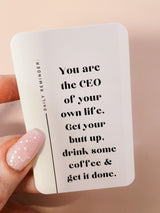 JOURNALING CARD | PLANNER DECO | CEO