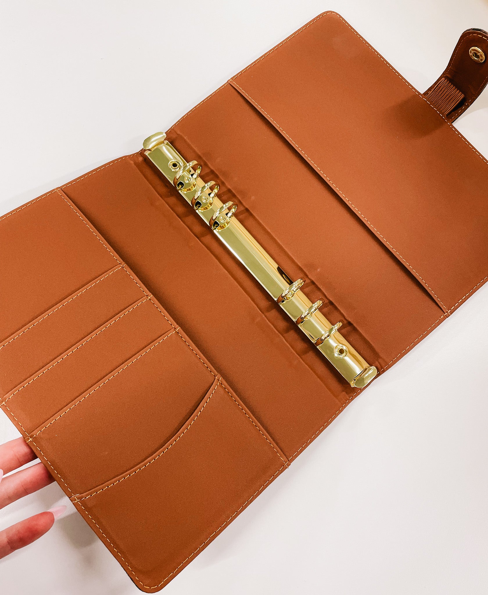 PLANNER COVER 2.0 Restock | CHECKERED BROWN | VEGAN LEATHER | AVAILABL ...