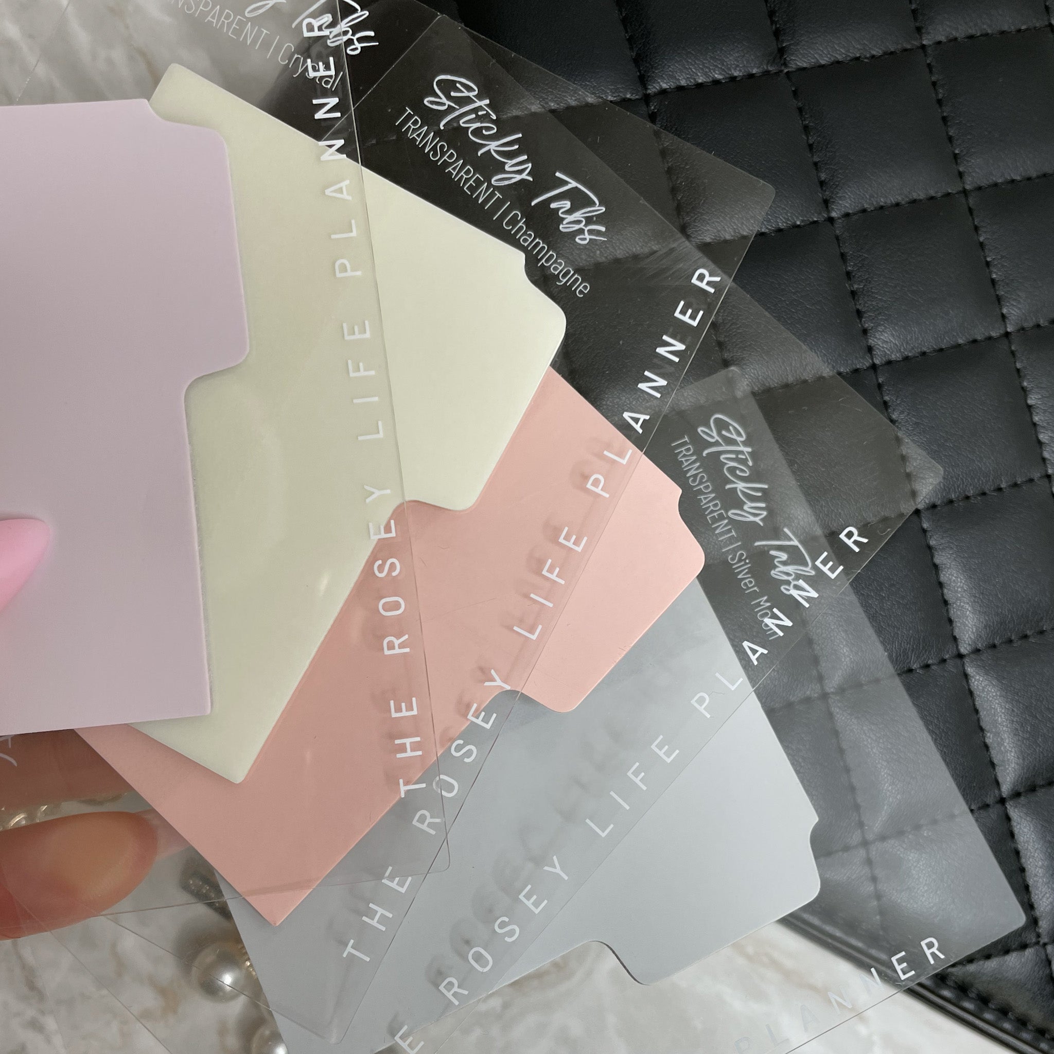 TRANSPARENT STICKY TABBED STICKY NOTES | 4 Colors | 25 Sheets ...