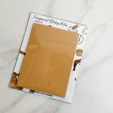 TRANSPARENT STICKY NOTES | MEMO PAD | 50 SHEETS | MOCCA |