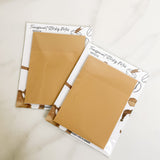 TRANSPARENT STICKY NOTES | MEMO PAD | 50 SHEETS | MOCCA |