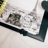 PLANNER CLIP | MATTE BLACK BOW CHARM