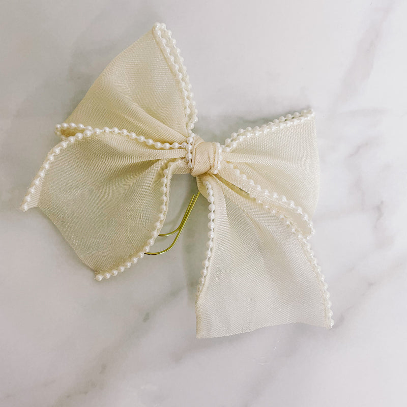 PLANNER BOW CLIP | PARISIAN INSPIRED | CREAM