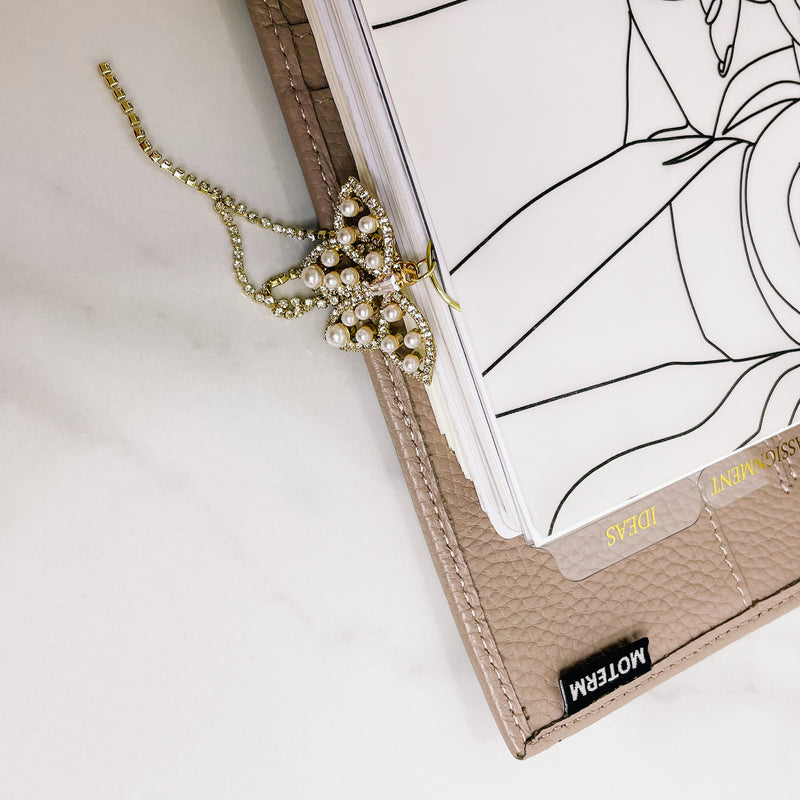 PLANNER CLIP | BUTTERFLY | DIAMOND & PEARL