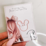PLANNER CLIP | MOUSE EARS | DECO | PINK