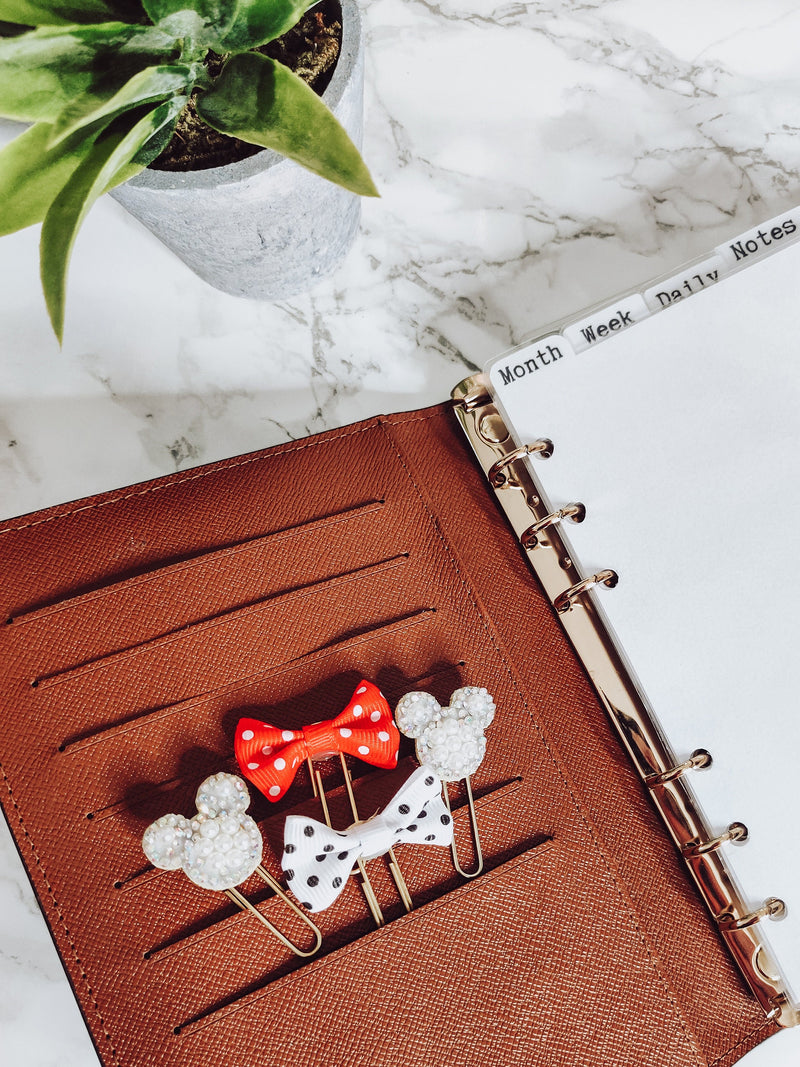 PLANNER CLIP | LUXE | MOUSE EARS | SPARKLY