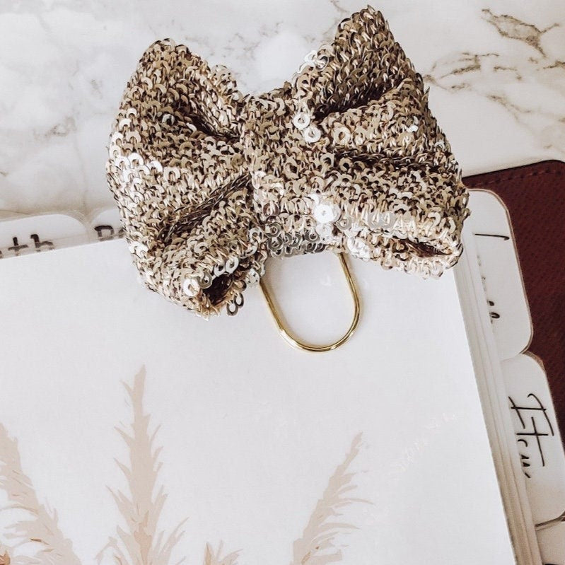 BOW PLANNER CLIP | CHAMPAGNE SEQUENCE