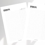 PACK OF 30 INSERT | INBOX | BLACK & WHITE | PRINTED