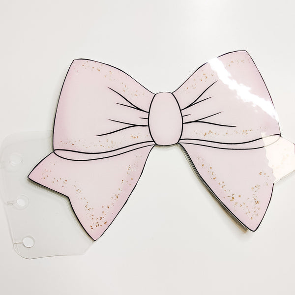 PAGE DIVIDER | BOW  | PINK & GLITTER