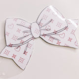 PAGE DIVIDER | DESIGNER BOW  | PINK