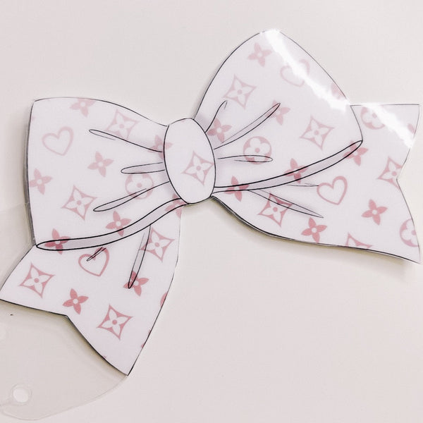 PAGE DIVIDER | DESIGNER BOW  | PINK